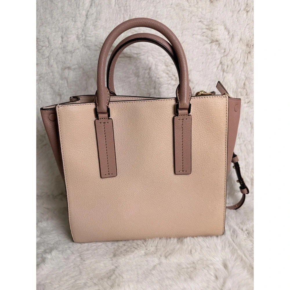 Michael Kors Alessa Soft Pink Leather Satchel Crossbody Bag 35S0GWAS2T Dust Bag